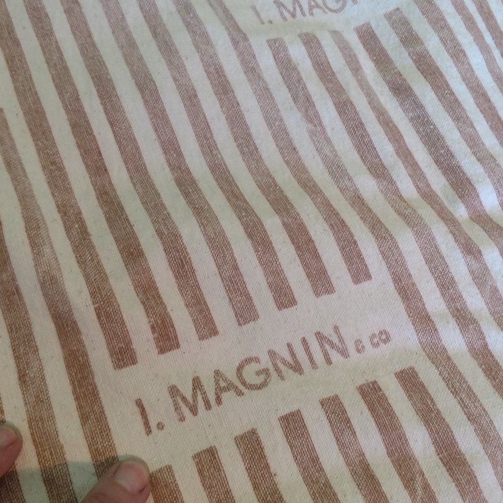 I Magnin Canvas Beach bag Ocean House Laguna Beach Vintage